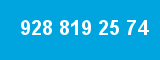 928 819 25 74 928 819 25 74
